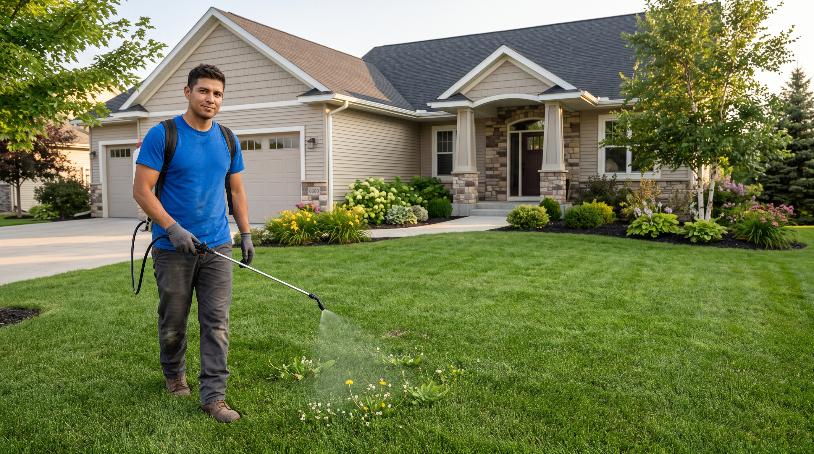 Weed control service for Detroit Lakes lawns